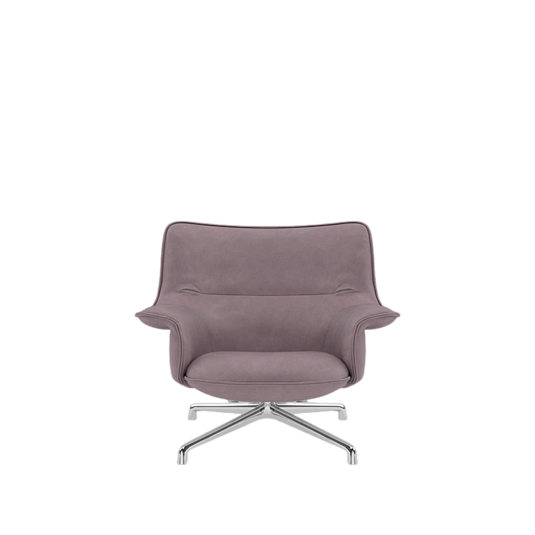Muuto Doze Lounge Chair Low Back Swivel Base