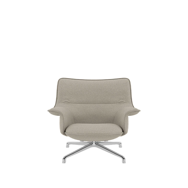 Muuto Doze Lounge Chair Low Back Swivel Base
