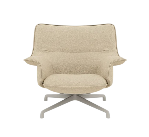 Muuto Doze Lounge Chair Low Back Swivel Base