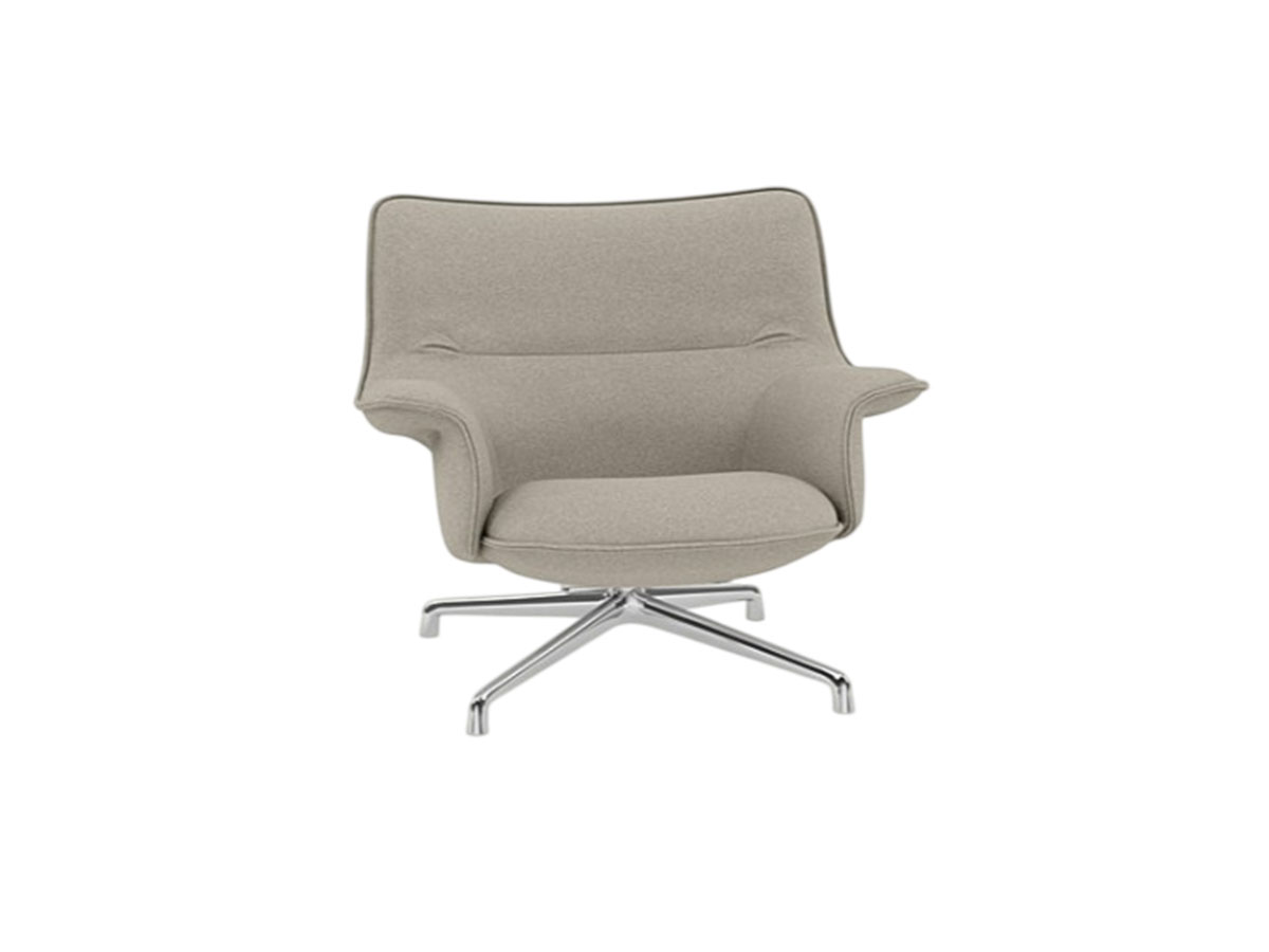 Muuto Doze Lounge Chair Low Back Swivel Base
