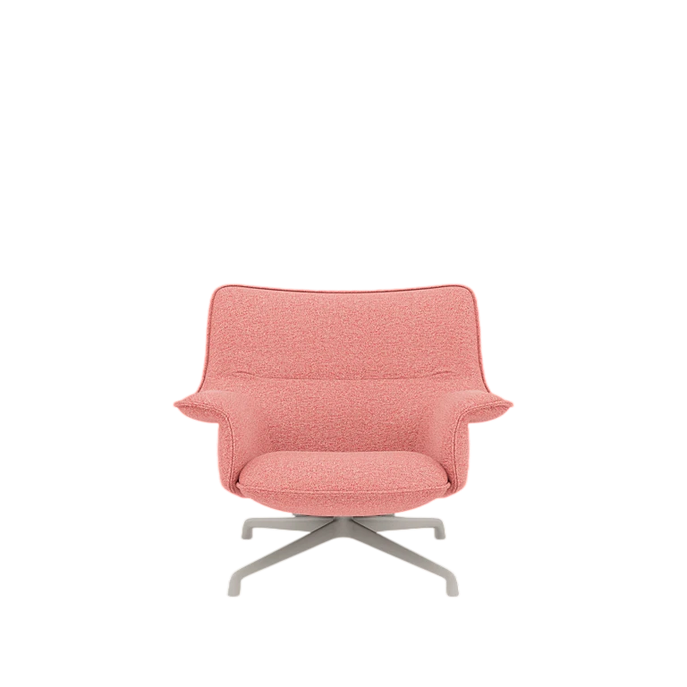 Muuto Doze Lounge Chair Low Back Swivel Base