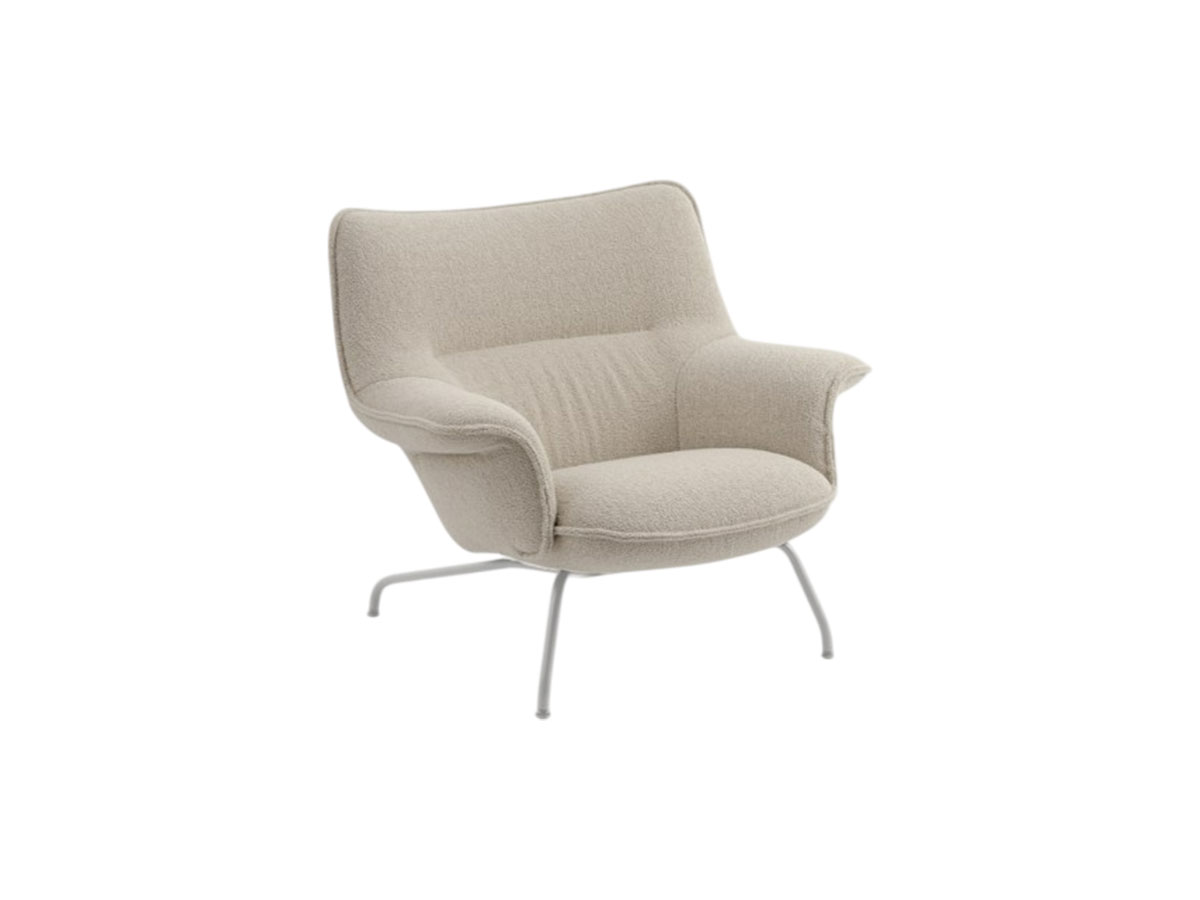 Muuto Doze Lounge Chair Low Back Tube Base