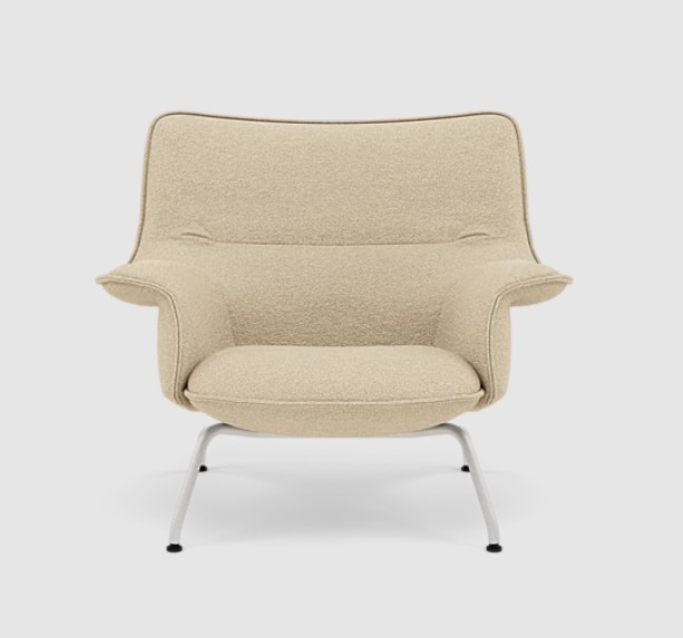 Muuto Doze Lounge Chair Low Back Tube Base