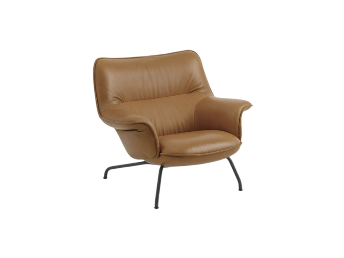 Muuto Doze Lounge Chair Low Back Tube Base