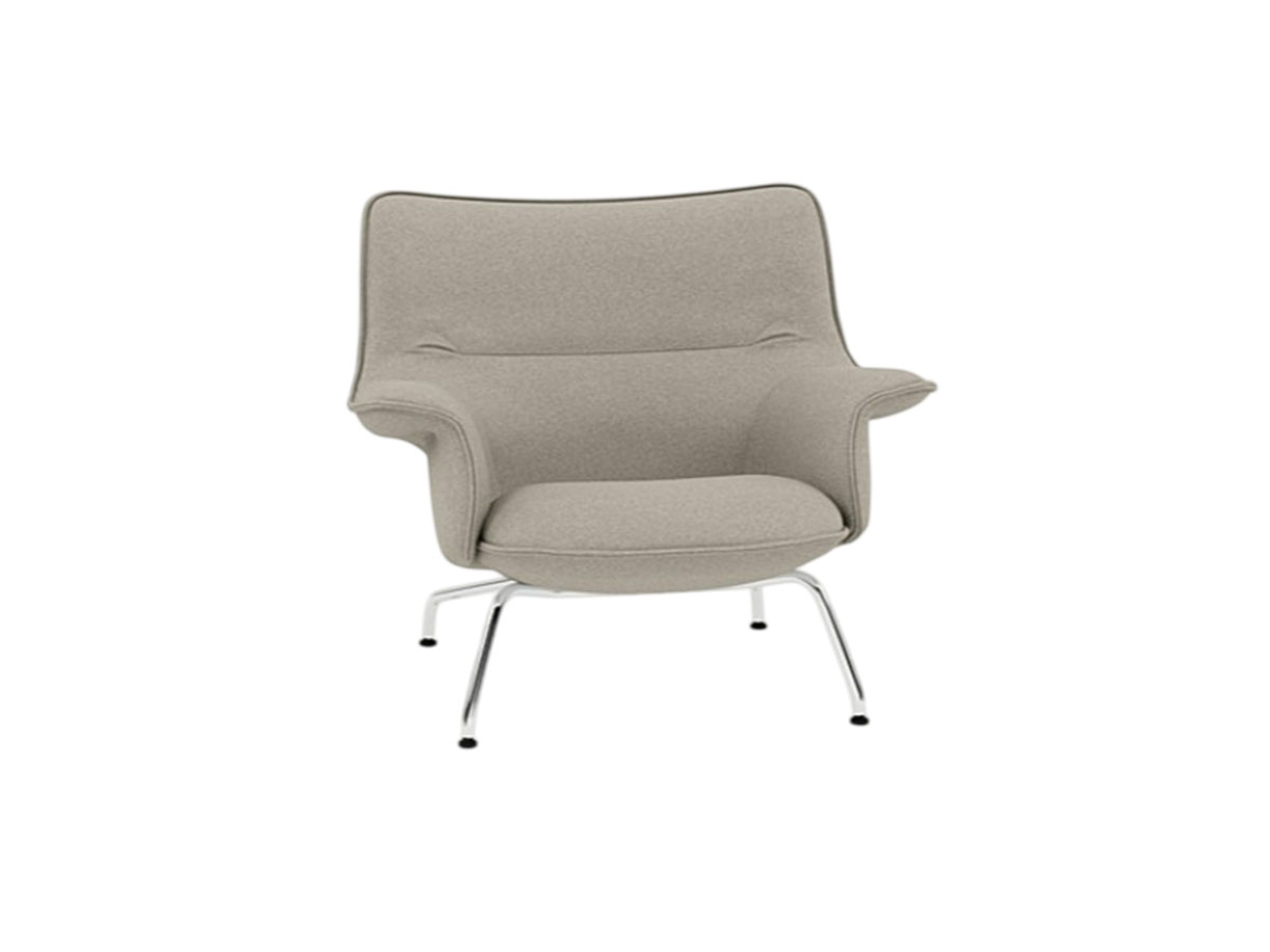 Muuto Doze Lounge Chair Low Back Tube Base