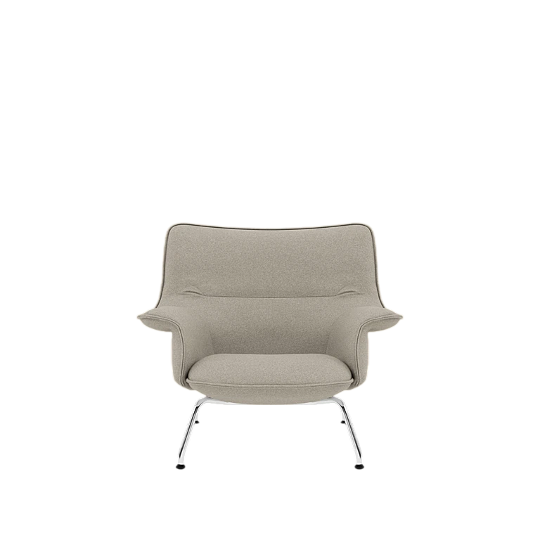 Muuto Doze Lounge Chair Low Back Tube Base