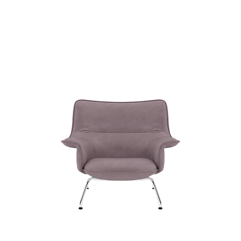 Muuto Doze Lounge Chair Low Back Tube Base
