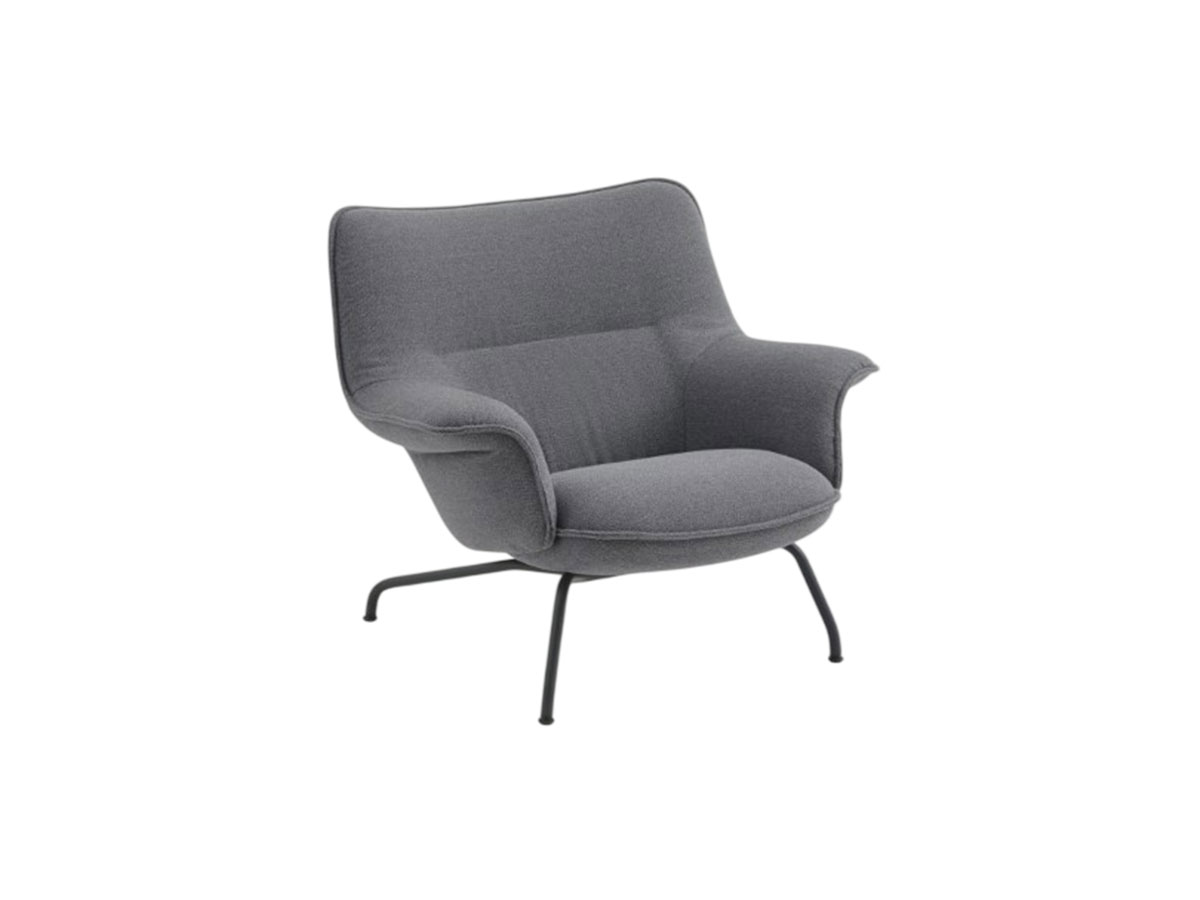 Muuto Doze Lounge Chair Low Back Tube Base