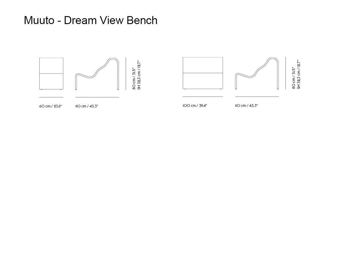Muuto Dream View Bench