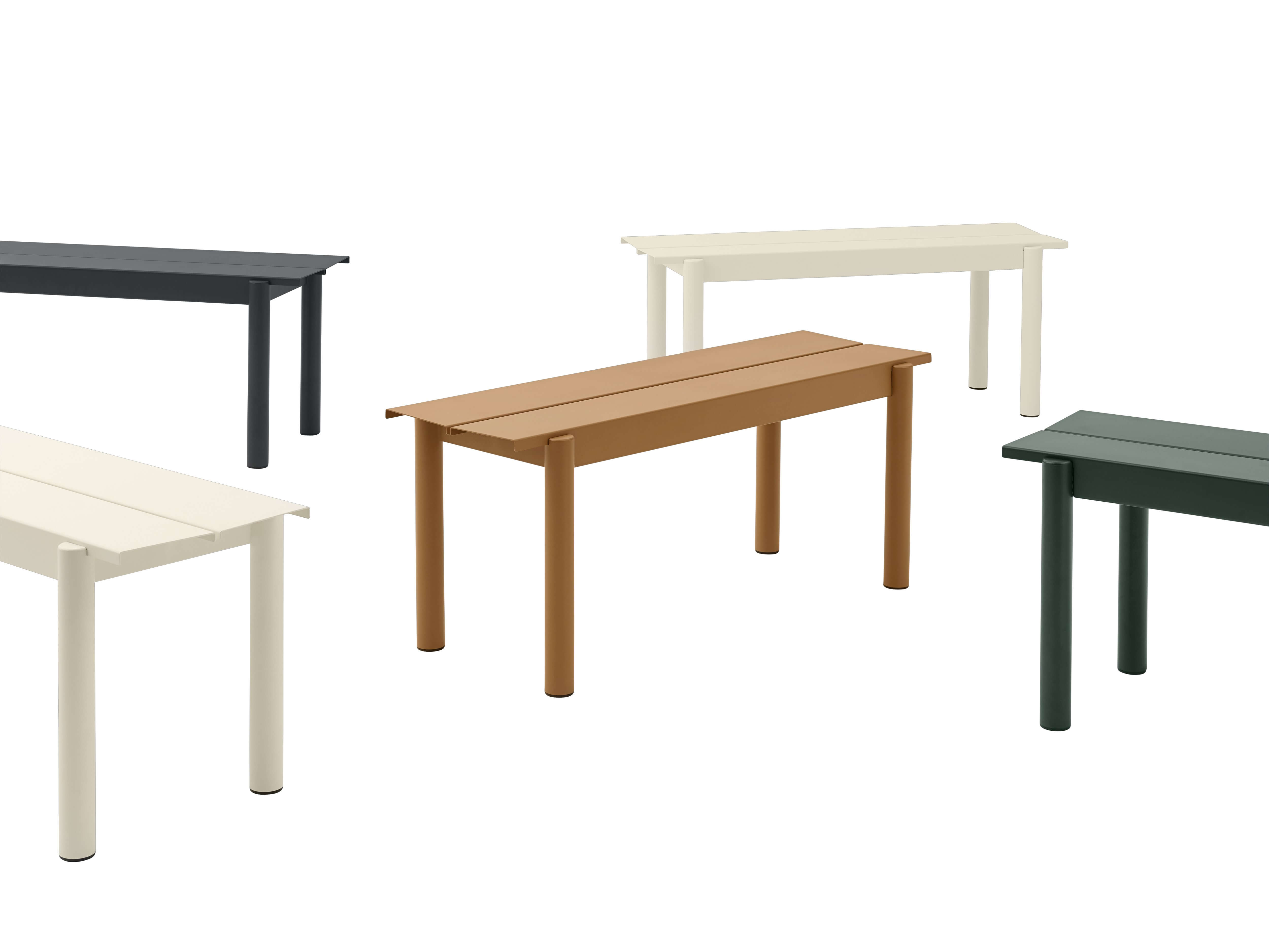Скамья Muuto Linear Steel, уличная