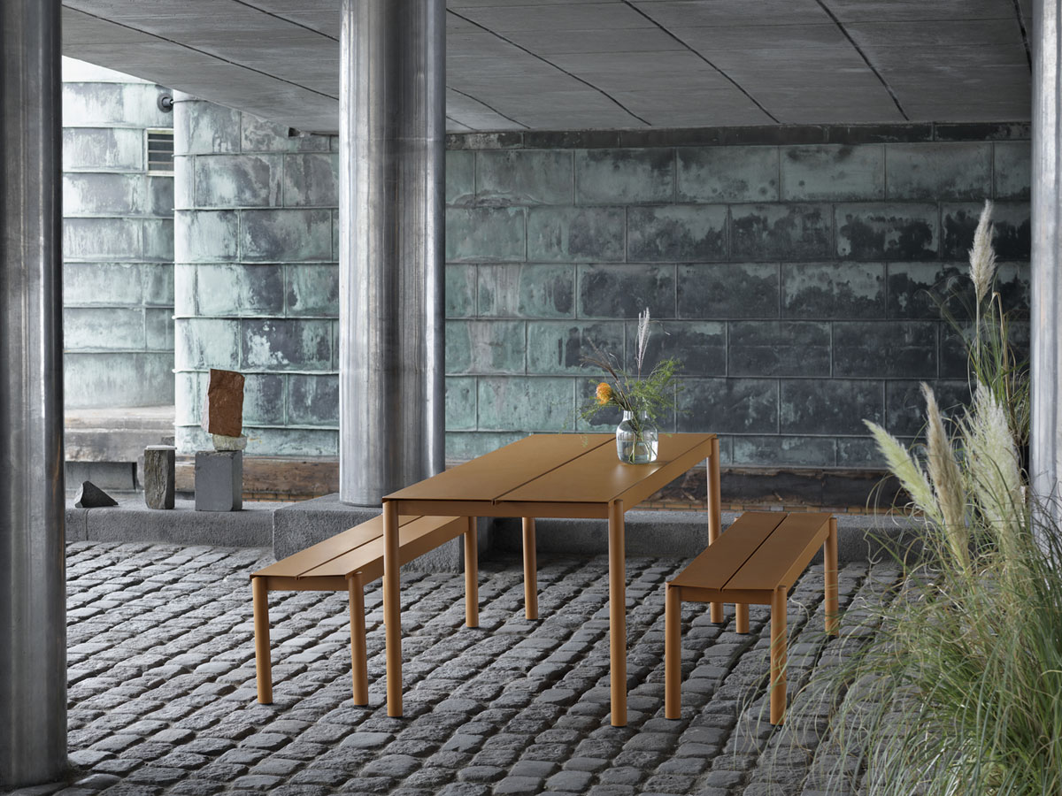 Muuto Linear Steel Table Outdoor L 140 Cm