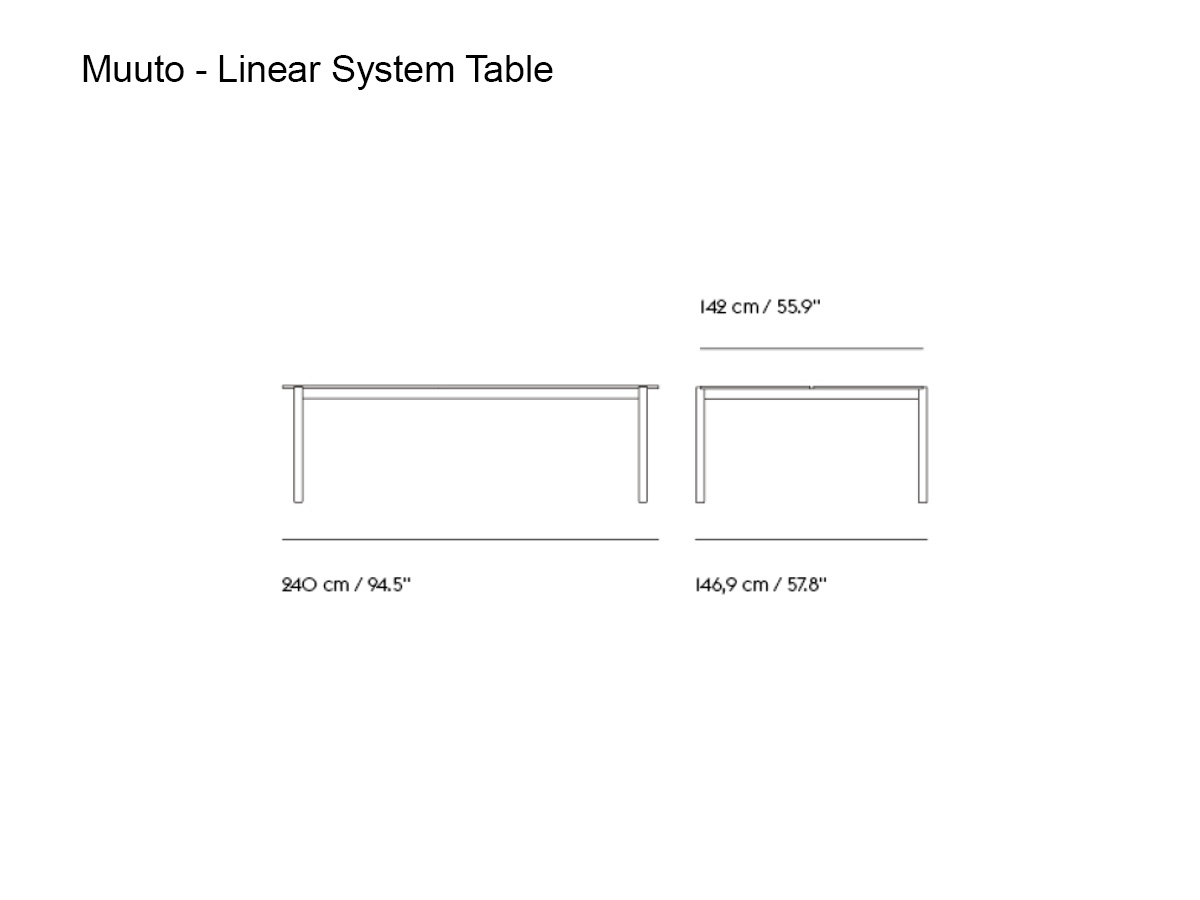 Muuto Linear System Table