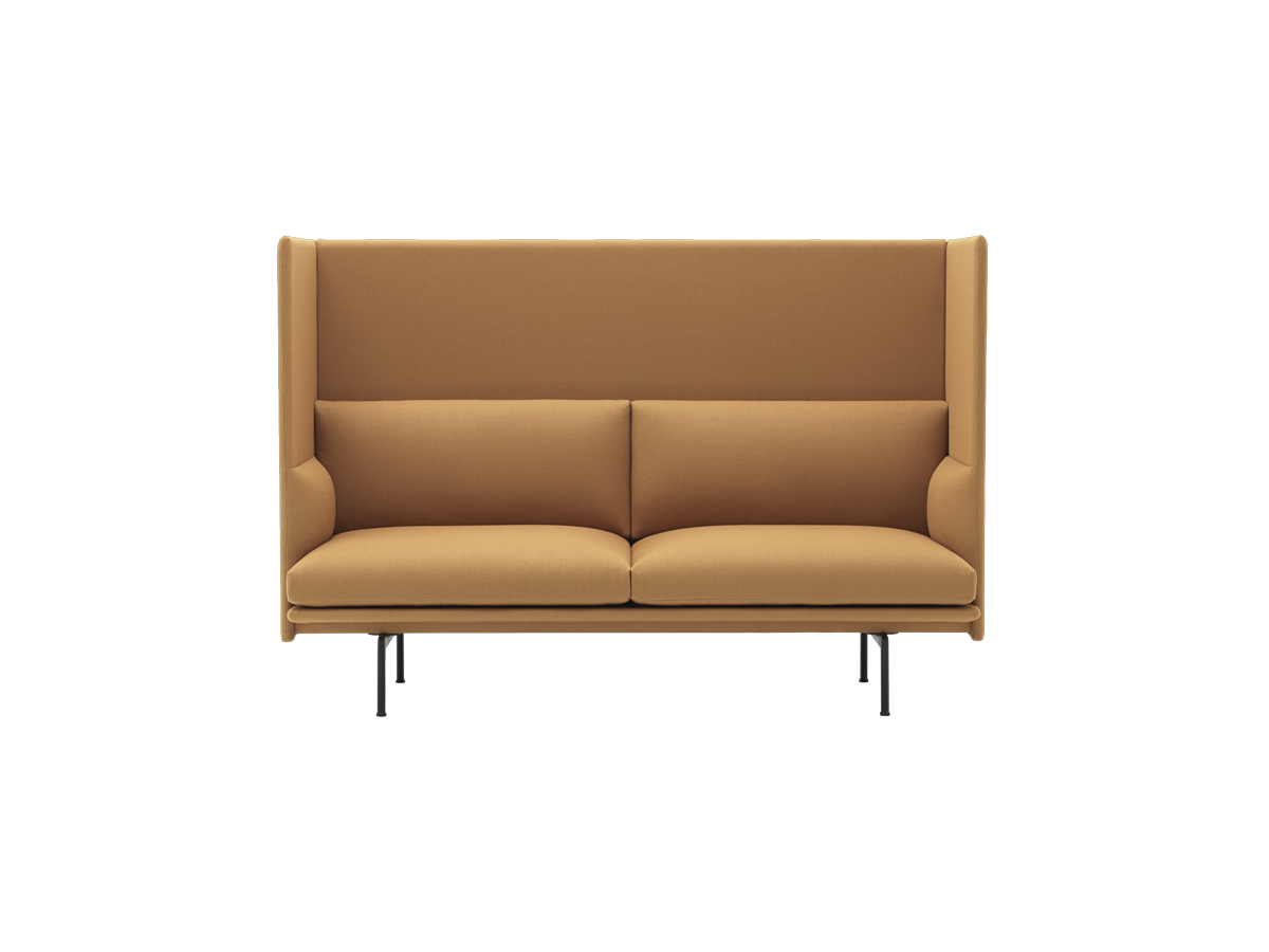 Диван Muuto Outline, высокая спинка 2-местный
