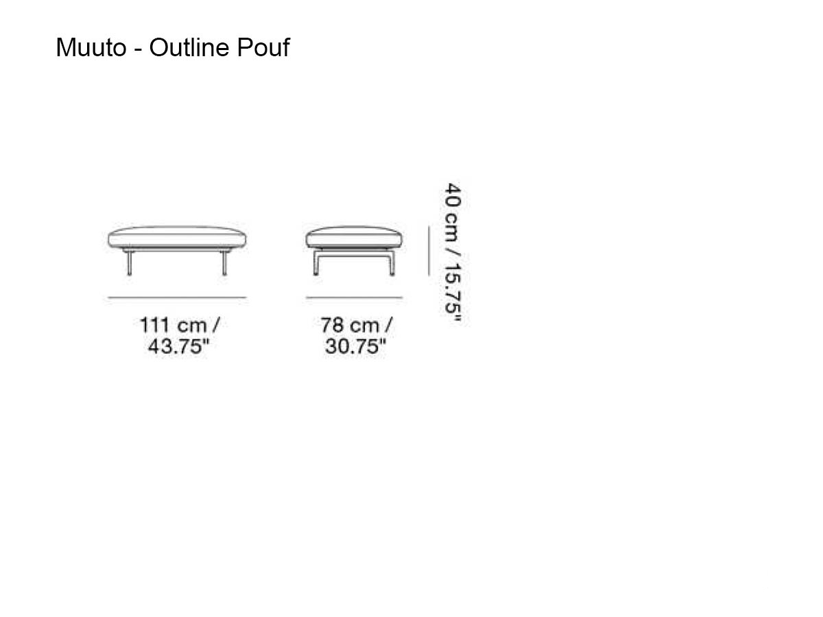 Muuto Outline Pouf