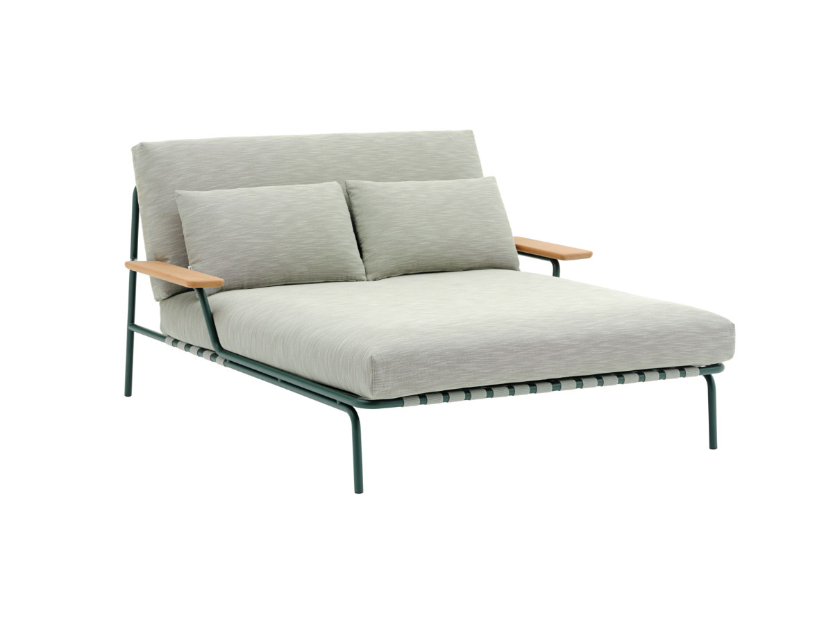 Muuto Settle Lounge Bed With Armrests Outdoor