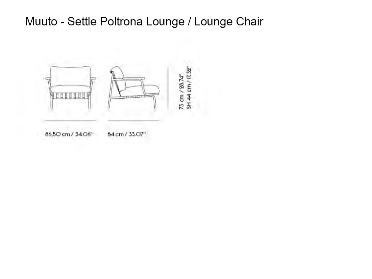 Muuto Settle Lounge Chair Outdoor