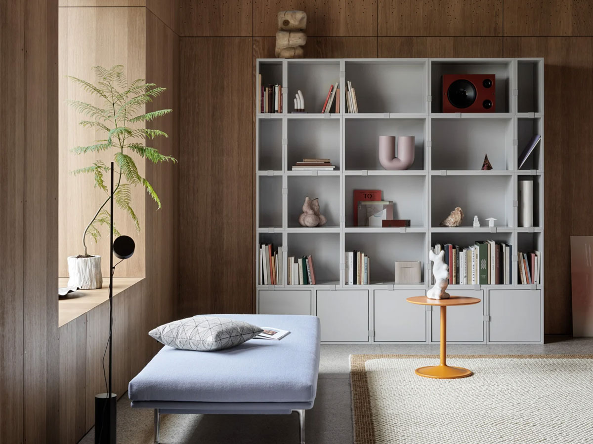 Muuto Stacked Storage System Bookcase Configuration 1