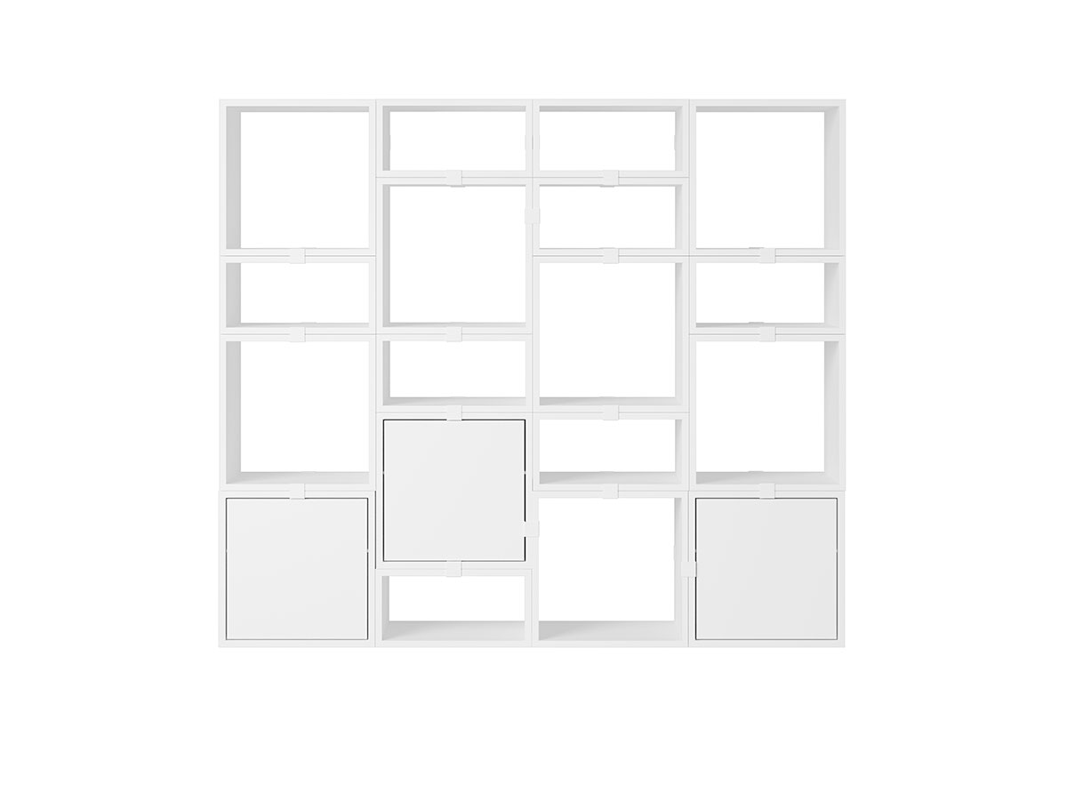 Muuto Stacked Storage System Bookcase Configuration 4