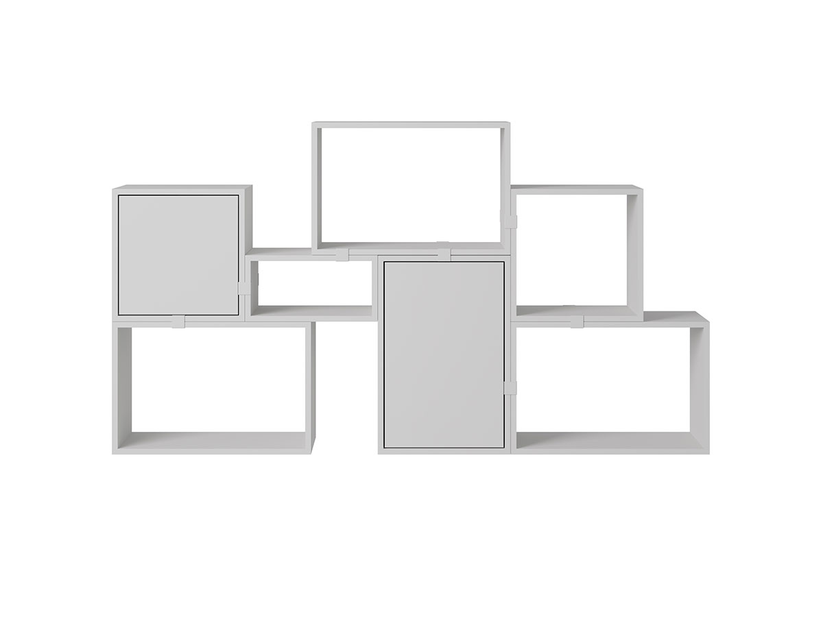 Muuto Stacked Storage System Bookcase Configuration 6