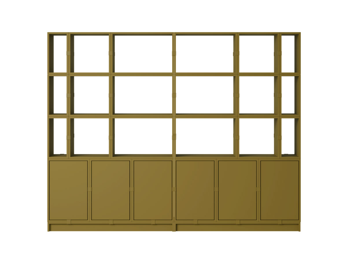 Muuto Stacked Storage System Bookcase Configuration 2