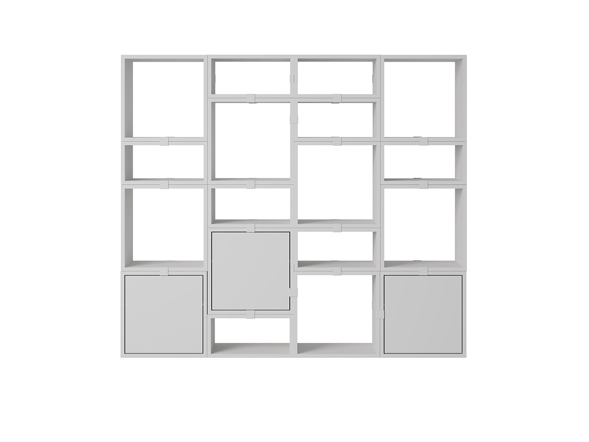 Muuto Stacked Storage System Bookcase Configuration 4