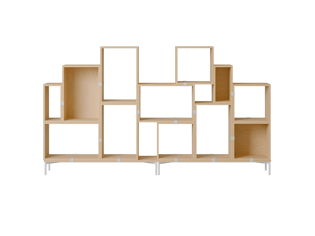 Muuto Stacked Storage System Bookcase Configuration 3