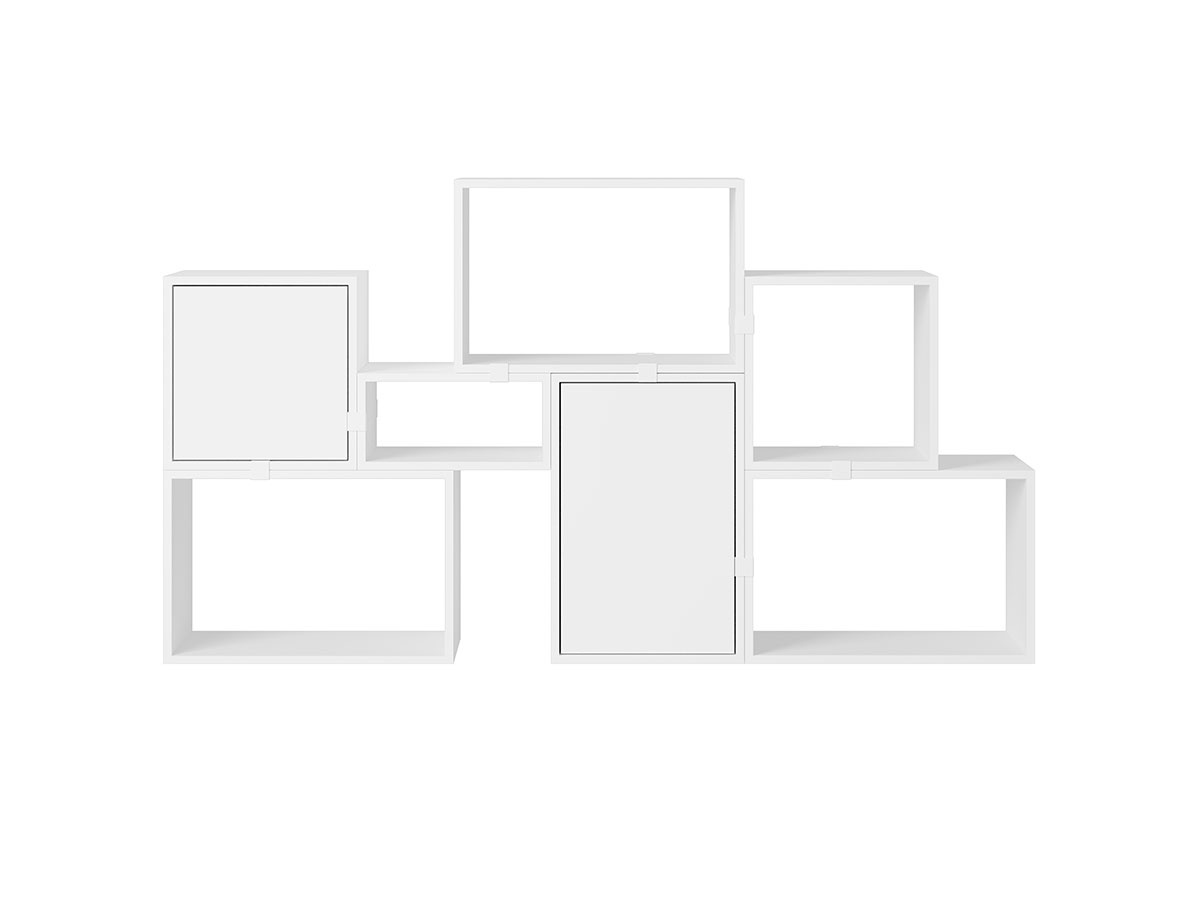 Muuto Stacked Storage System Bookcase Configuration 6