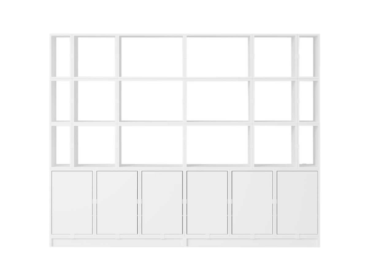 Muuto Stacked Storage System Bookcase Configuration 2