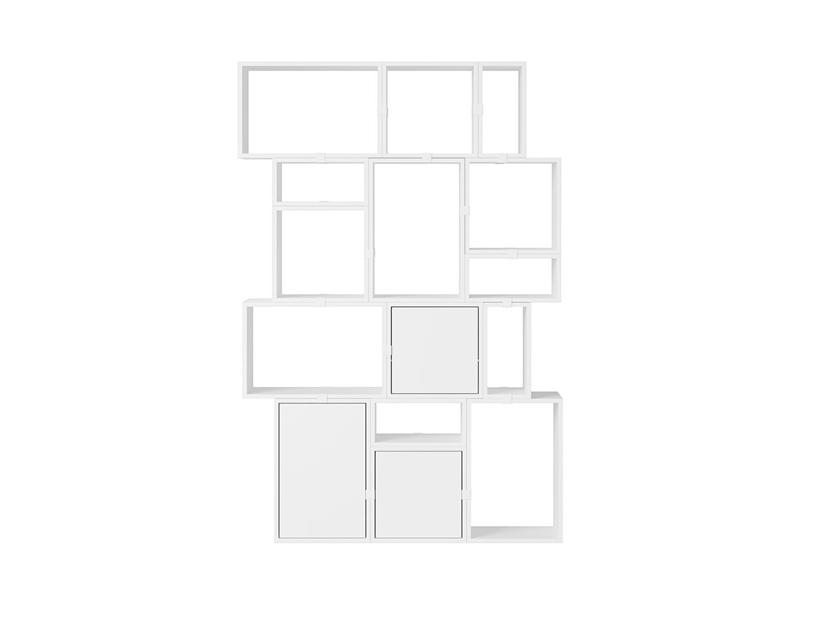 Muuto Stacked Storage System Bookcase L 150 Cm Configuration 2