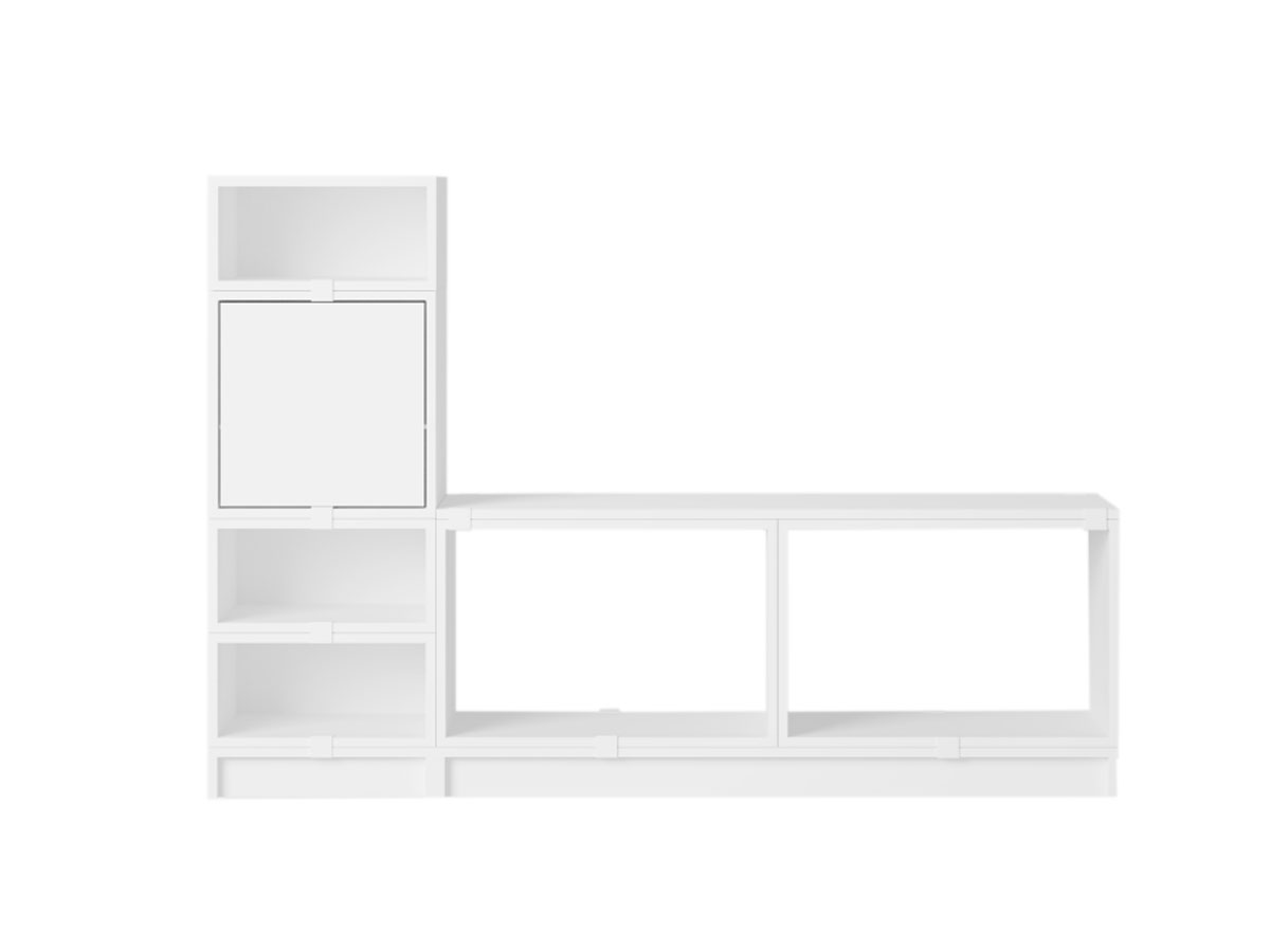 Muuto Stacked Storage System Hallway Storage Configuration 1