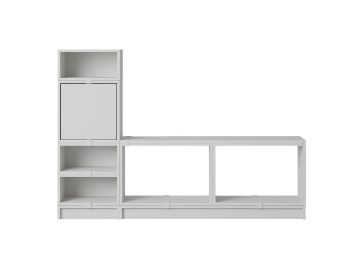 Muuto Stacked Storage System Hallway Storage Configuration 1