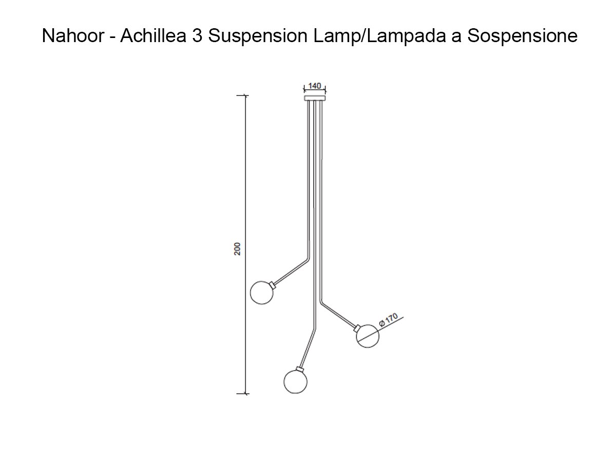 Nahoor Achillea 3 Suspension Lamp