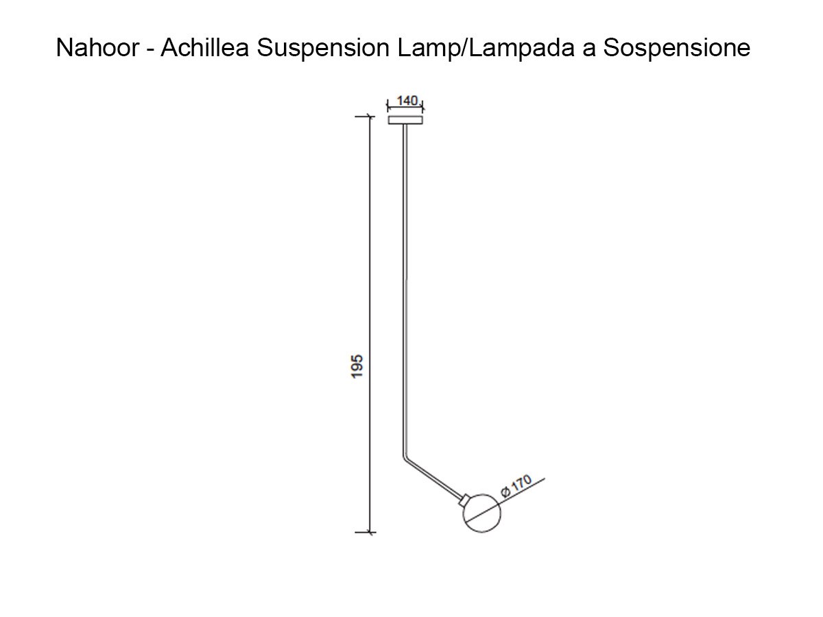 Nahoor Achillea Suspension Lamp