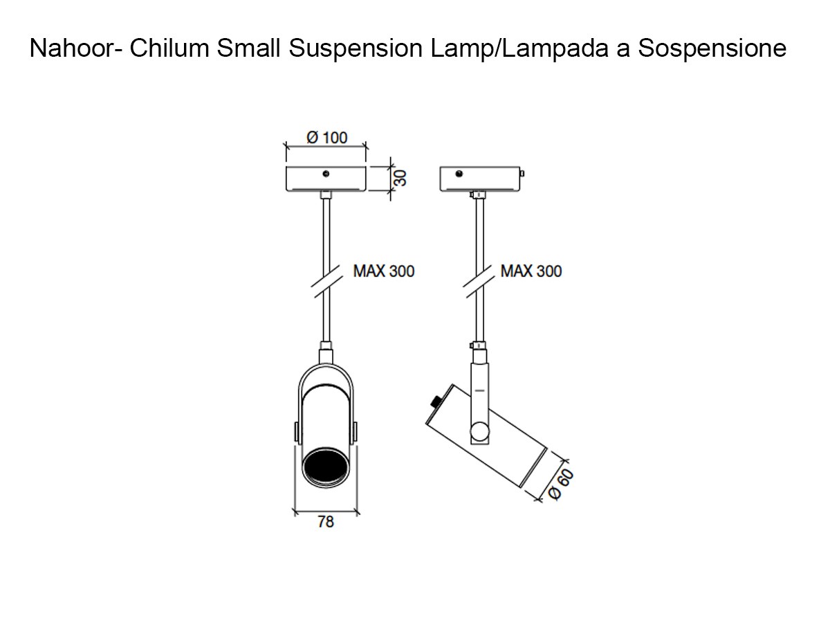 Nahoor Chilum Small Suspension Lamp