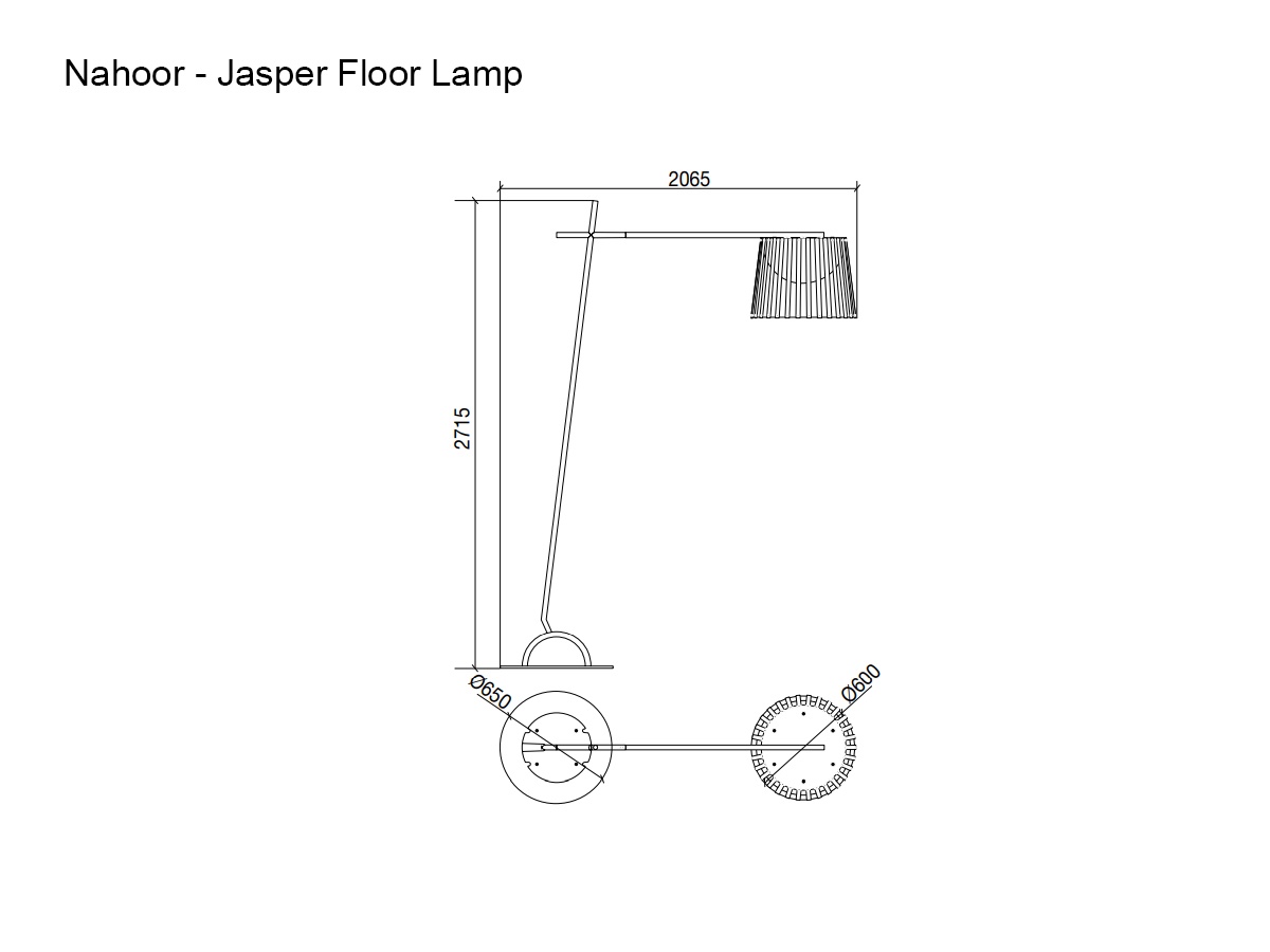 Nahoor Jasper Floor Lamp