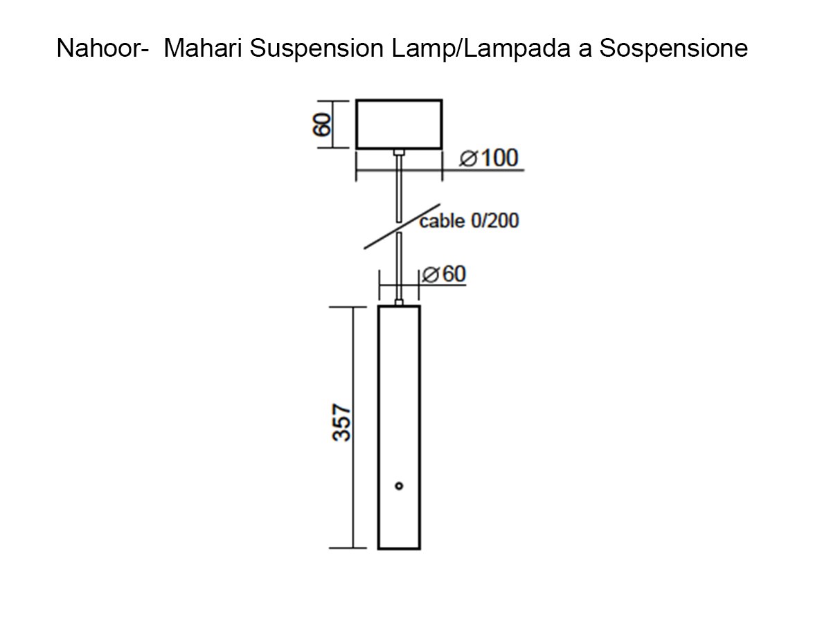 Nahoor Mahari Suspension Lamp