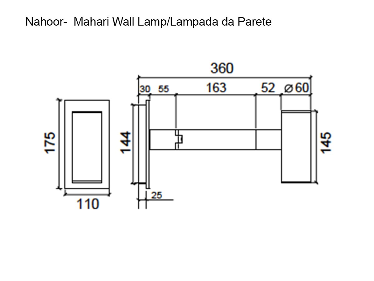 Nahoor Mahari Wall Lamp