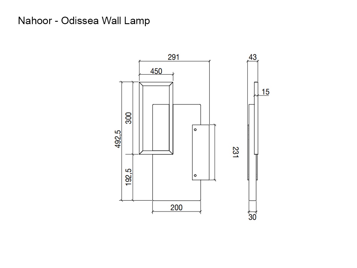 Nahoor Odissea Wall Lamp