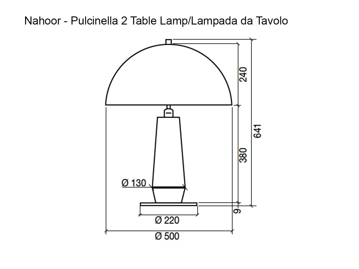 Nahoor Pulcinella 2 Table Lamp