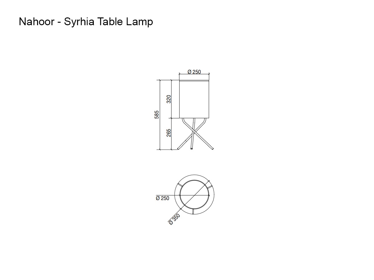 Nahoor Syrhia Table Lamp