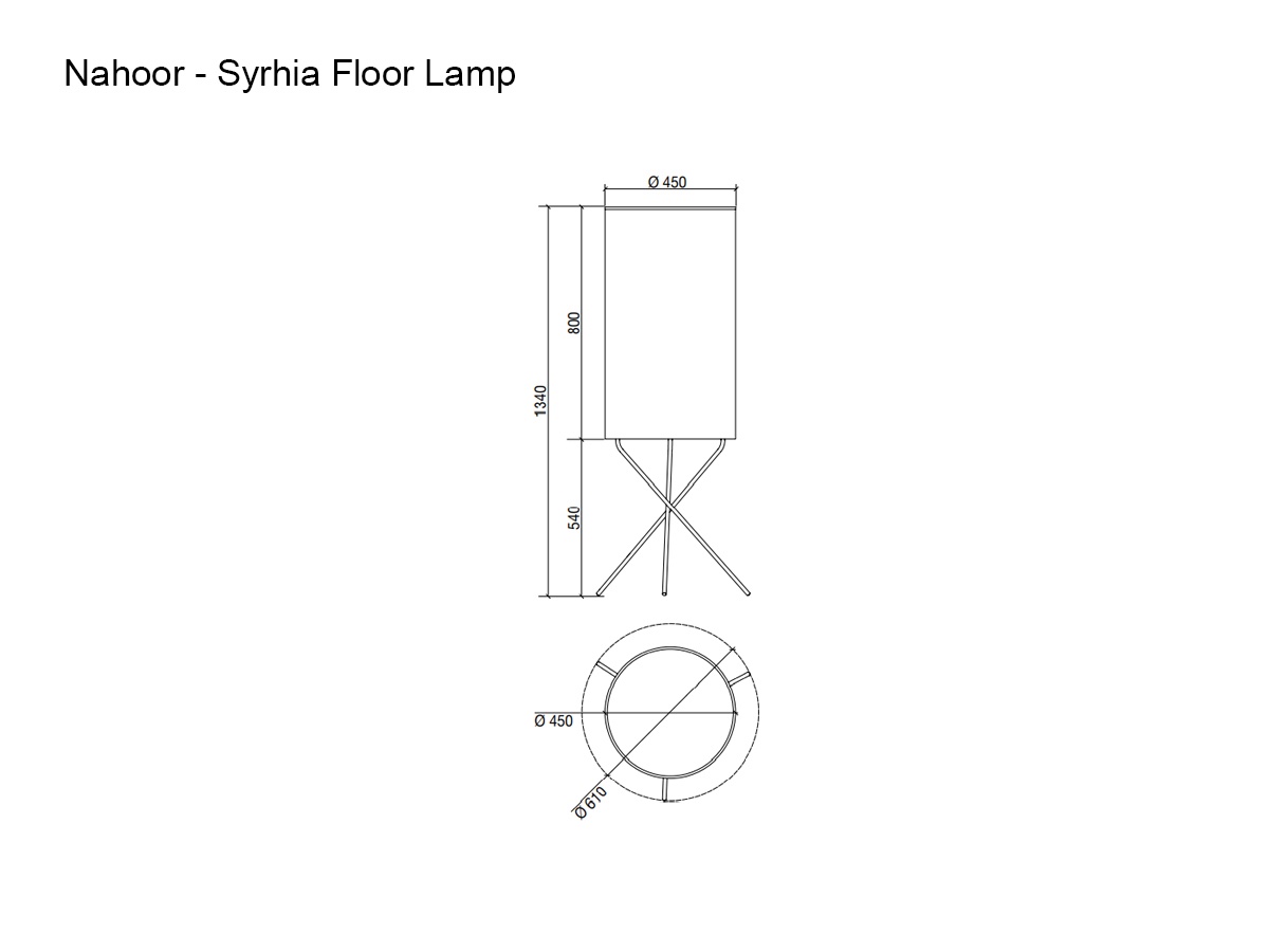 Nahoor Syrhia Floor Lamp