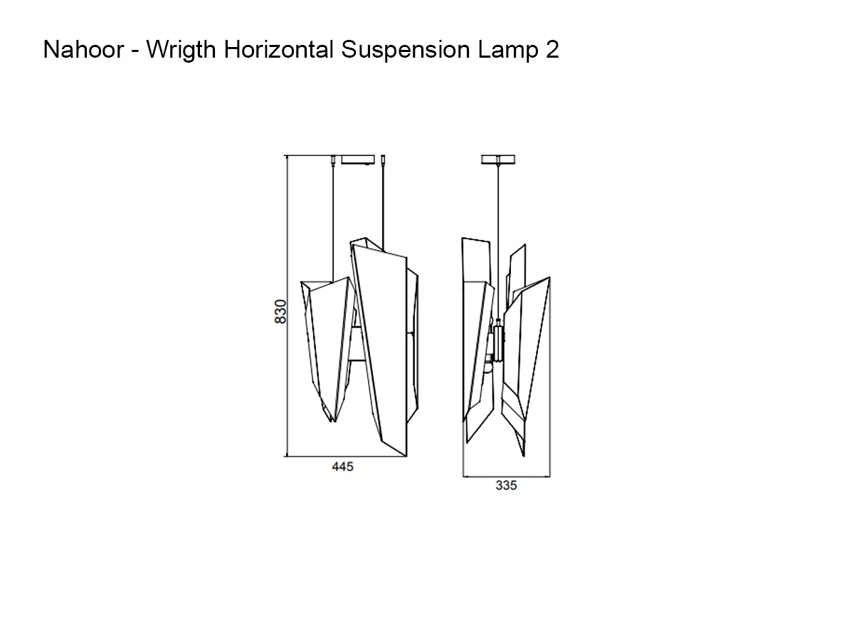 Nahoor Wright Horizontal Suspension Lamp 2