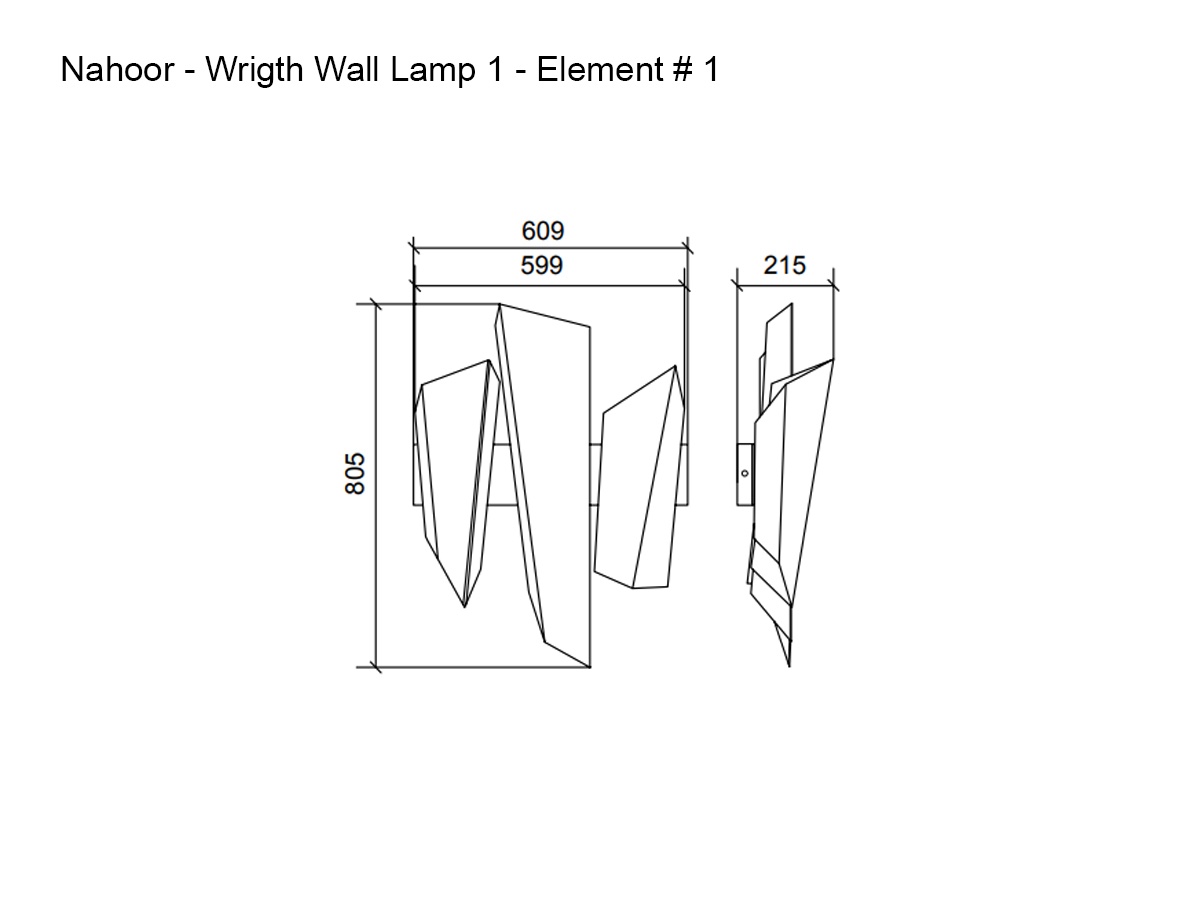 Nahoor Wright Wall Lamp 1 Element 1