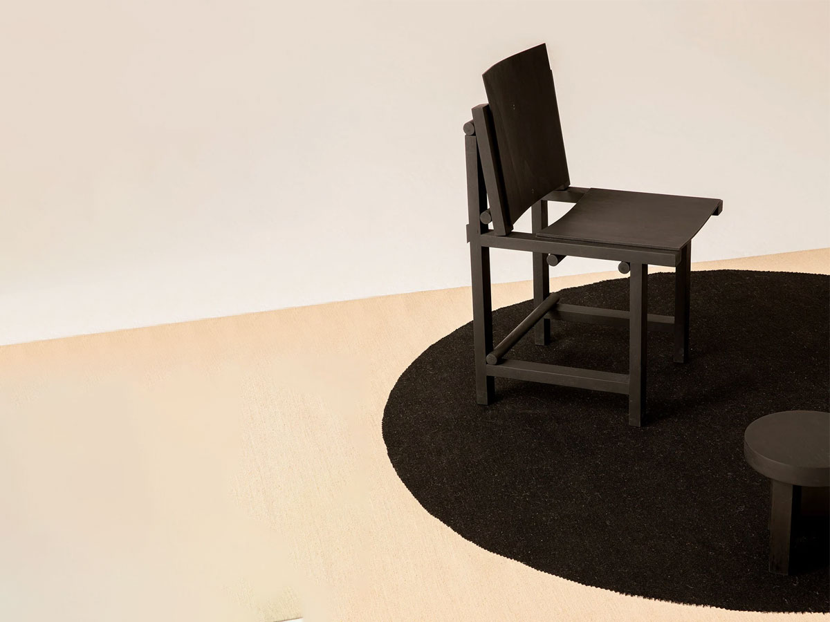 nanimarquina Topo Rug Black