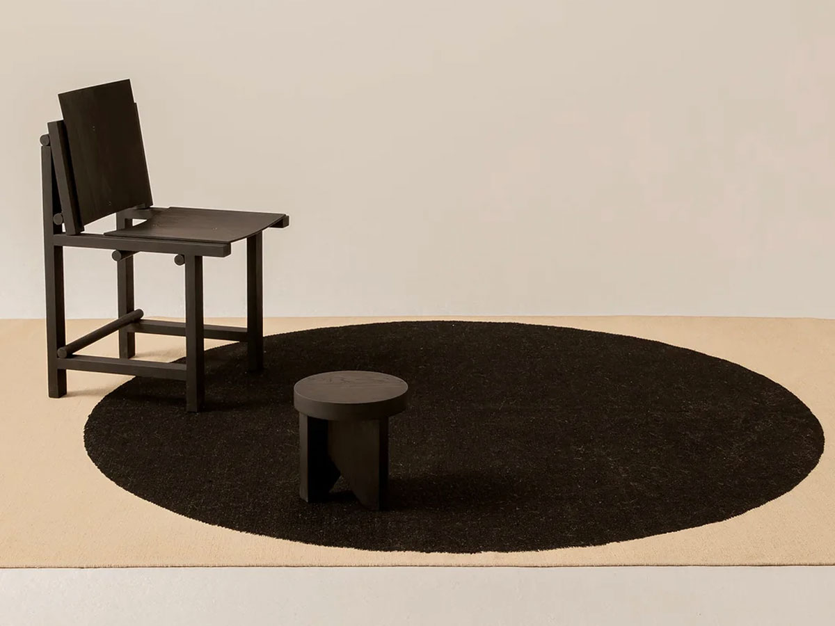 nanimarquina Topo Rug Black