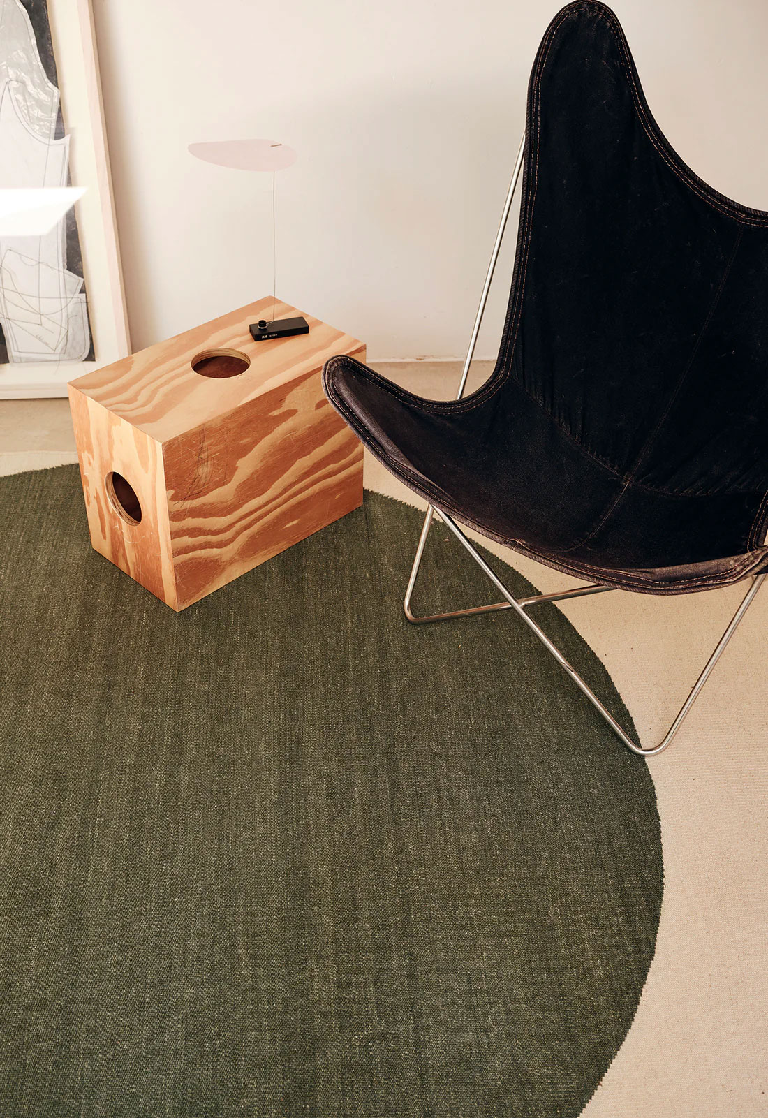 nanimarquina Topo Rug Green