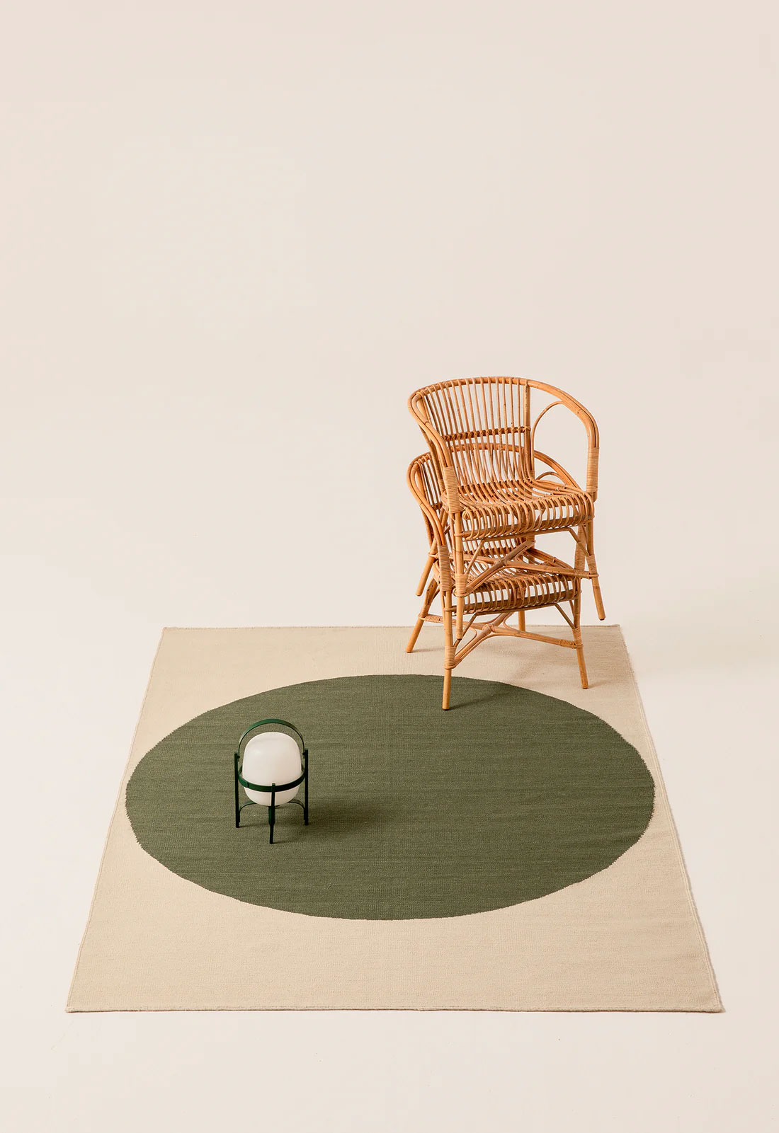 nanimarquina Topo Rug Green