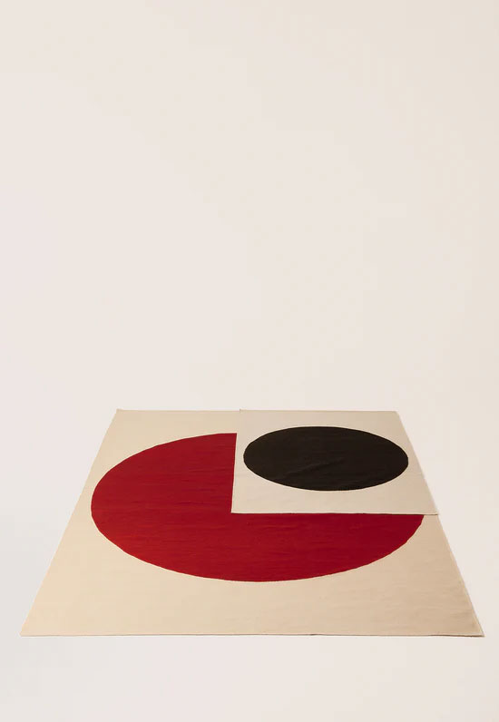 nanimarquina Topo Rug Red