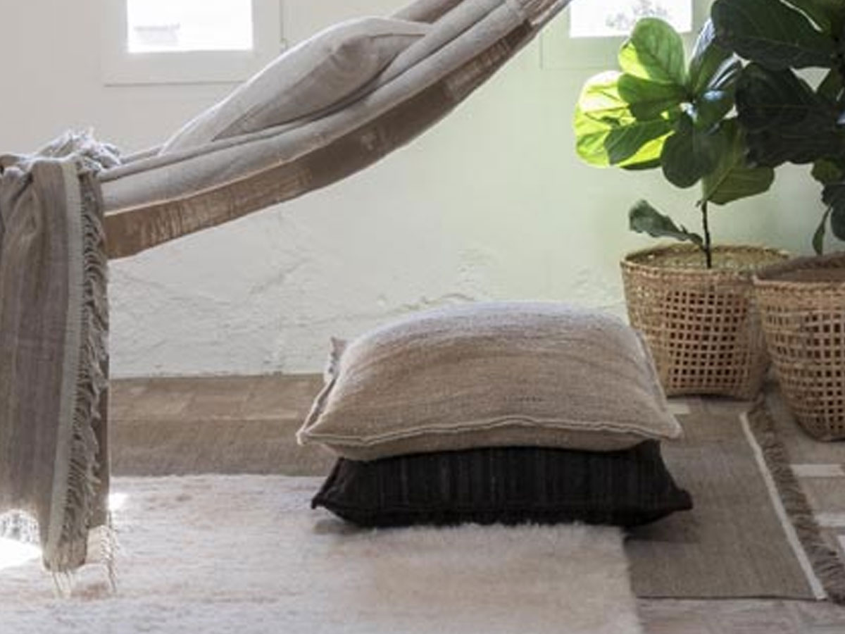 nanimarquina Wellbeing Nettle Dhurrie Rug Carpet