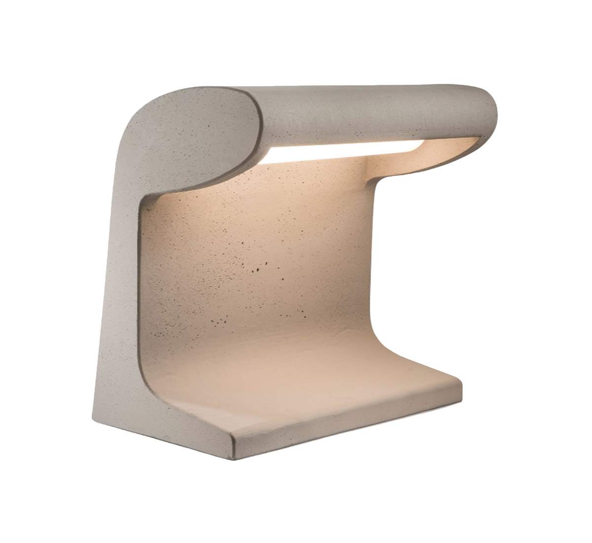 Nemo Borne Beton Grand Outdoor Floor Lamp